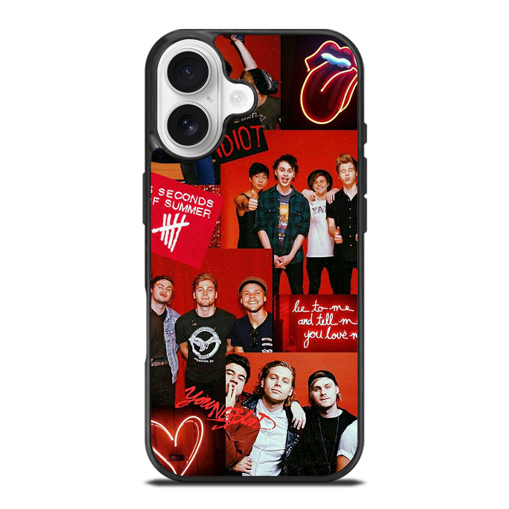 5 SECONDS OF SUMMER BAND 2 iPhone 17 Case Cover