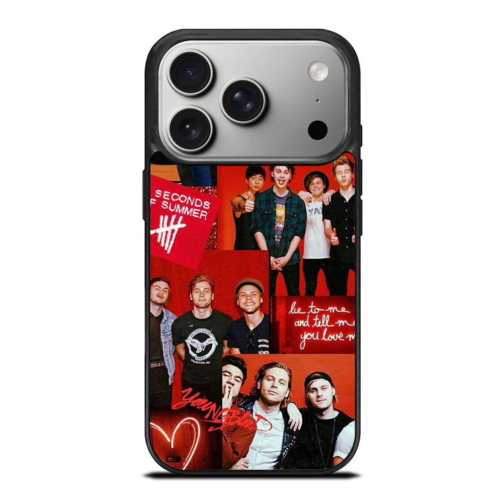 5 SECONDS OF SUMMER BAND 2 iPhone 17 Pro Case Cover