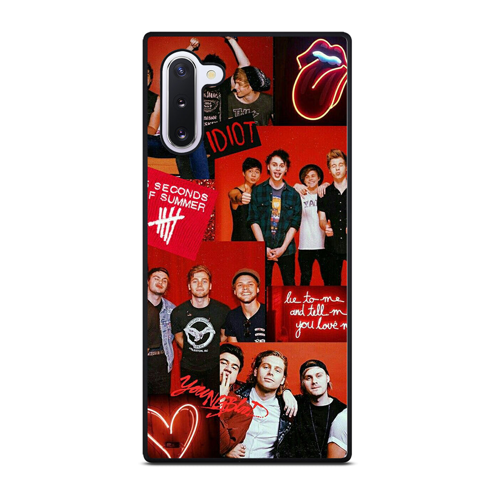 5 SECONDS OF SUMMER BAND 2 Samsung Galaxy Note 10 Case Cover