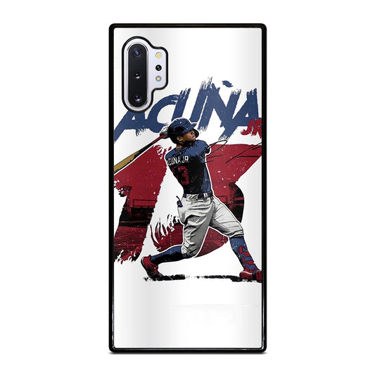 ACUNA JR ATLANTA BRAVES BASEBALL 13 Samsung Galaxy Note 10 Plus Case Cover