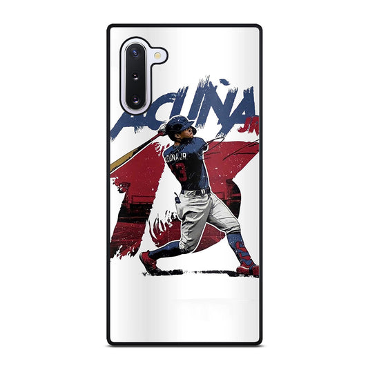 ACUNA JR ATLANTA BRAVES BASEBALL 13 Samsung Galaxy Note 10 Case Cover