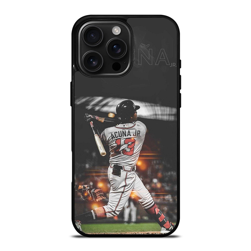 ACUNA JR ATLANTA BRAVES PLAYER iPhone 16 Pro Max Case Cover