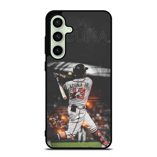 ACUNA JR ATLANTA BRAVES PLAYER Samsung Galaxy S24 FE Case Cover