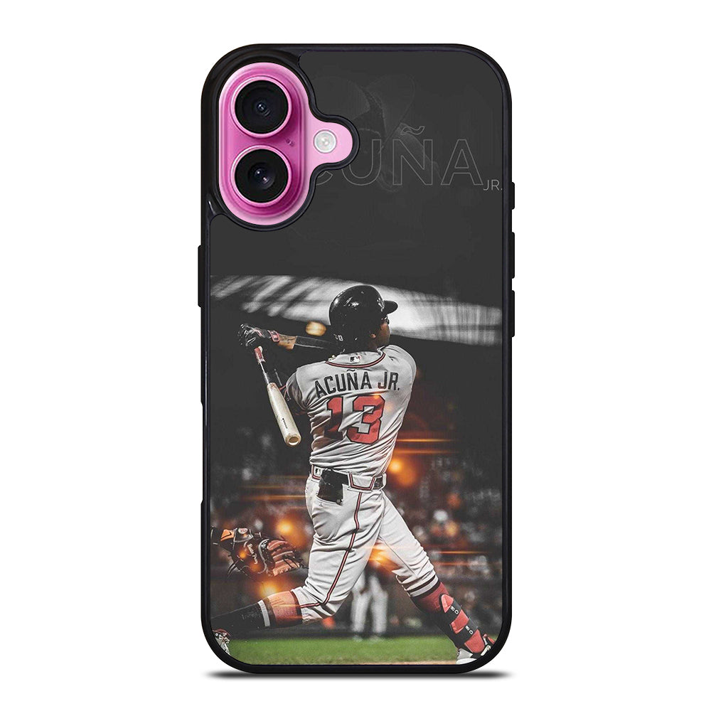 ACUNA JR ATLANTA BRAVES PLAYER iPhone 16 Plus Case Cover