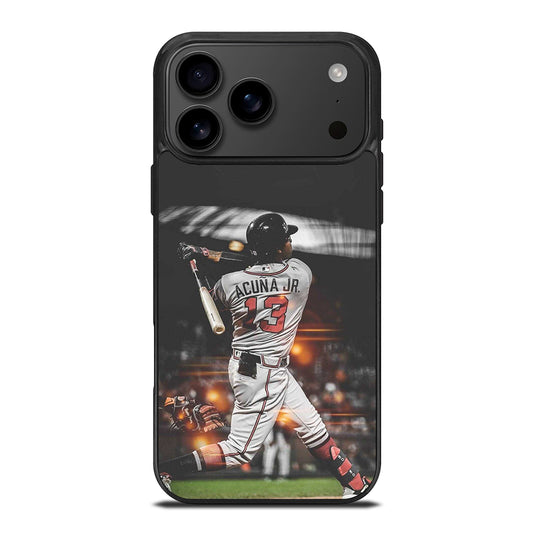 ACUNA JR ATLANTA BRAVES PLAYER iPhone 17 Pro Max Case Cover