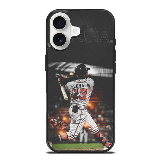 ACUNA JR ATLANTA BRAVES PLAYER iPhone 17 Case Cover