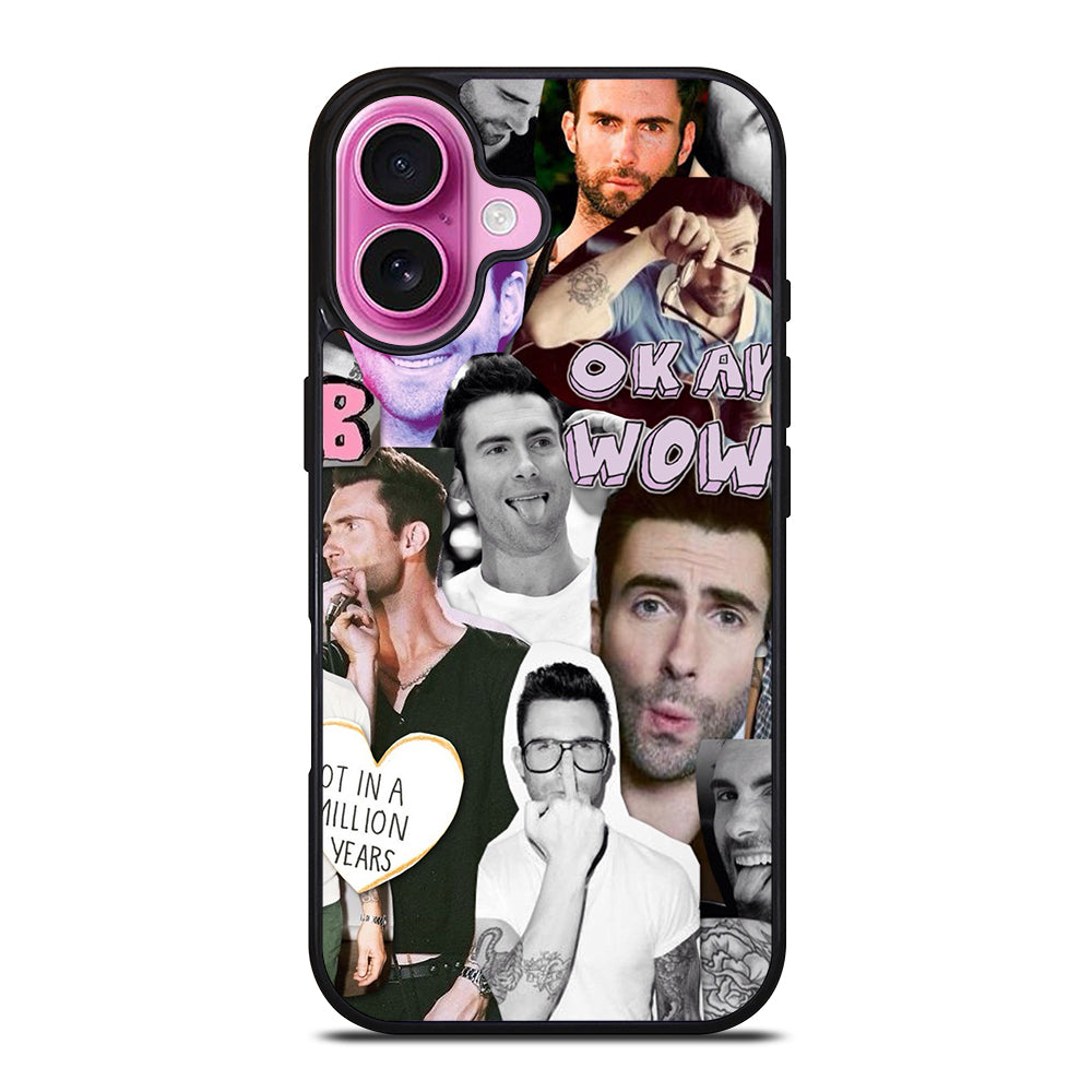 ADAM LEVINE COLLAGE iPhone 16 Plus Case Cover