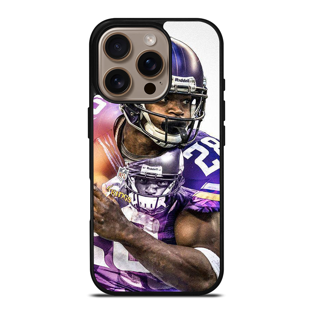 ADRIAN PETERSON NFL AMERICAN FOOTBALL iPhone 16 Pro Case Cover