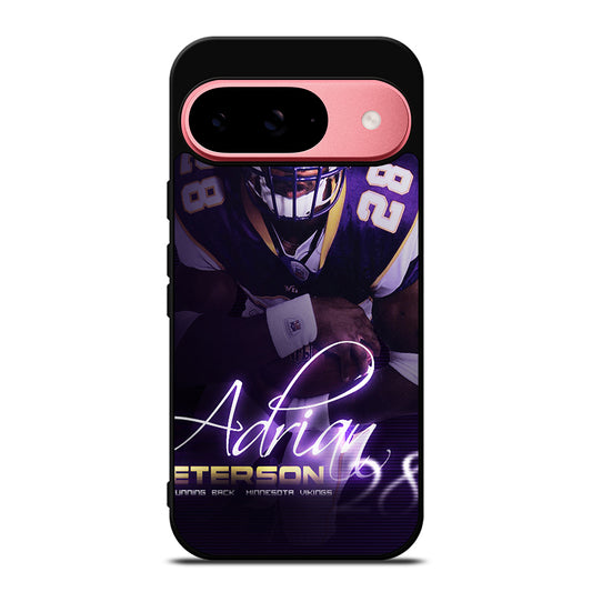 ADRIAN PETERSON NFL SIGNATURE Google Pixel 9 Case Cover