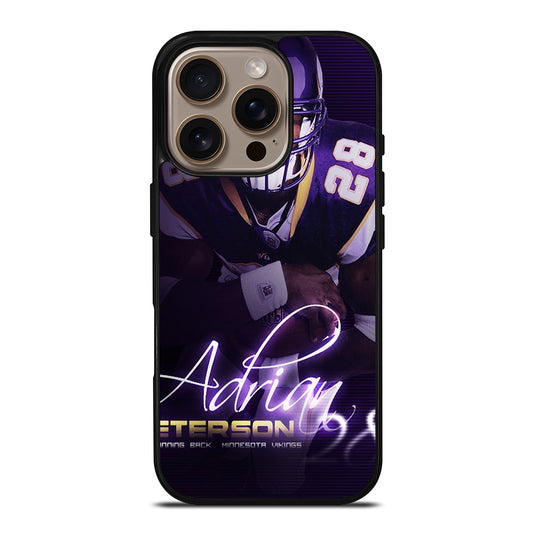 ADRIAN PETERSON NFL SIGNATURE iPhone 16 Pro Case Cover