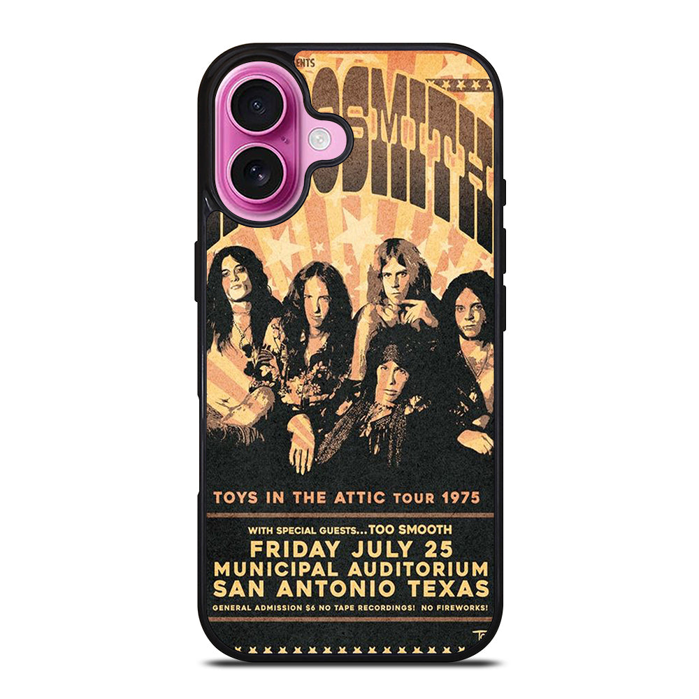 AEROSMITH POSTER iPhone 16 Plus Case Cover