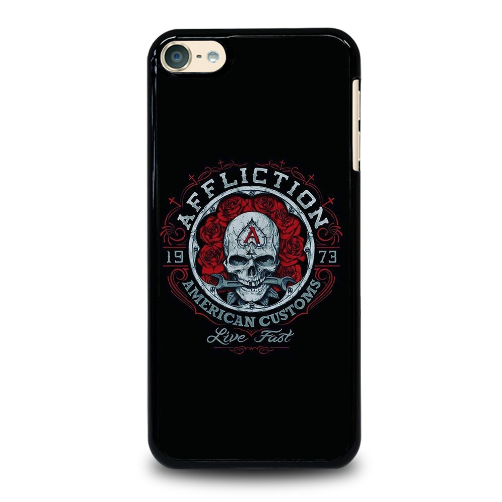 AFFLICTION LOGO SKULL iPod Touch 6 Case Cover
