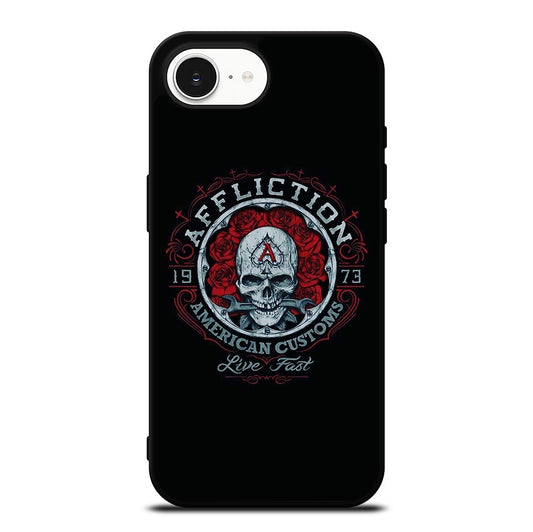 AFFLICTION LOGO SKULL iPhone 16e Case Cover