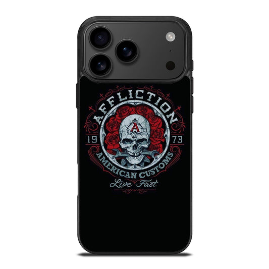 AFFLICTION LOGO SKULL iPhone 17 Pro Max Case Cover