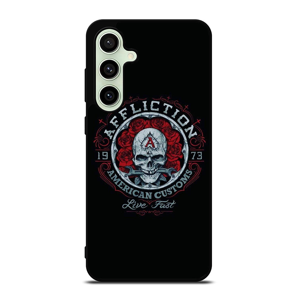 AFFLICTION LOGO SKULL Samsung Galaxy S24 FE Case Cover