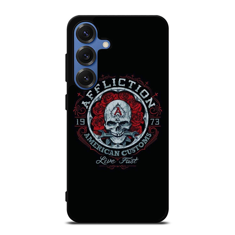 AFFLICTION LOGO SKULL Samsung Galaxy S25 Case Cover