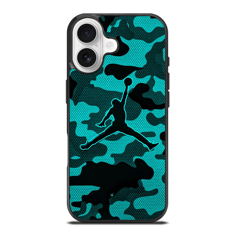 AIR JORDAN CAMO LOGO iPhone 17 Case Cover