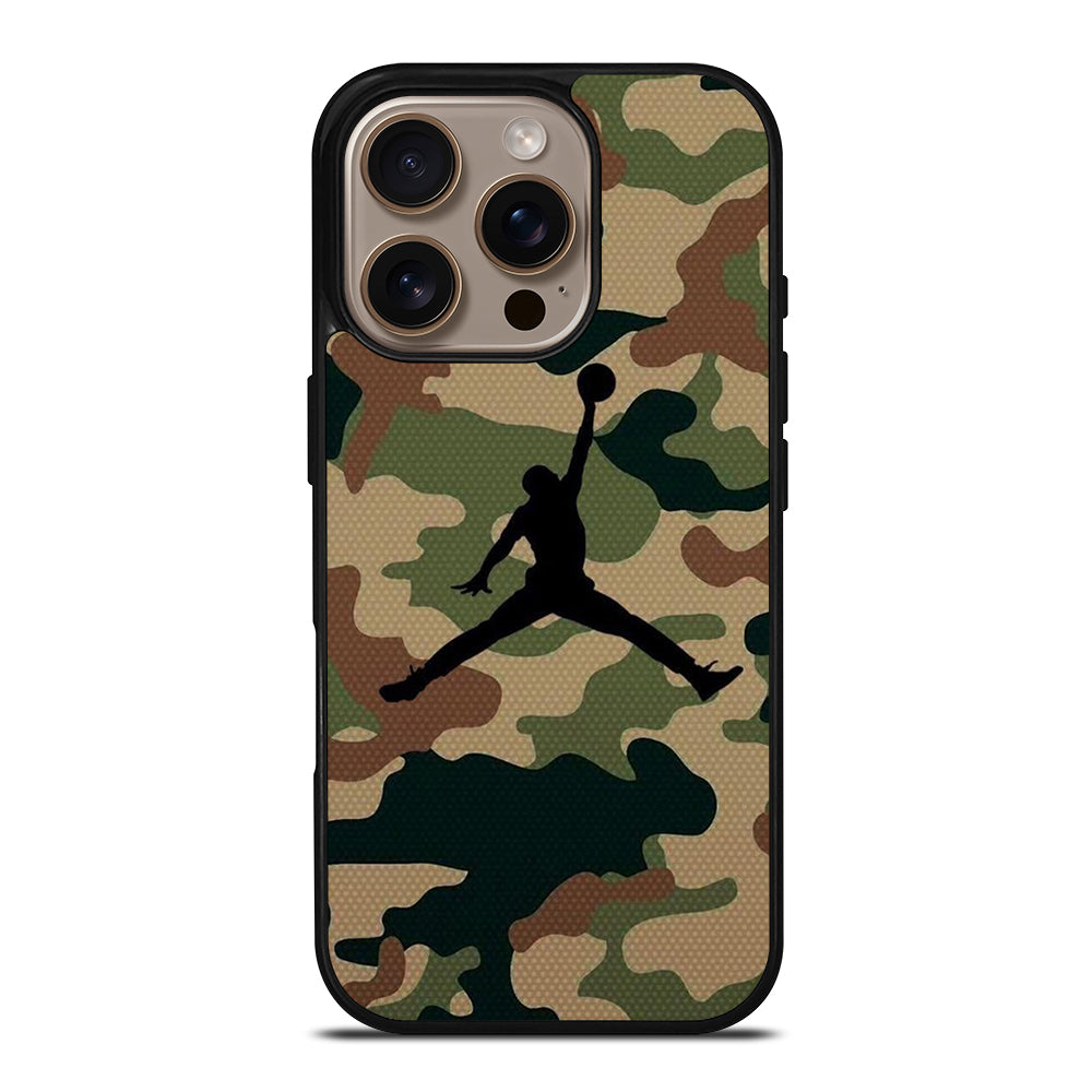 AIR JORDAN CAMO LOGO 2 iPhone 16 Pro Case Cover