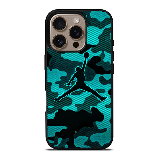 AIR JORDAN CAMO LOGO iPhone 16 Pro Case Cover