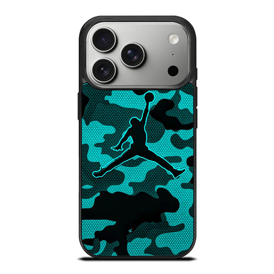 AIR JORDAN CAMO LOGO iPhone 17 Pro Case Cover