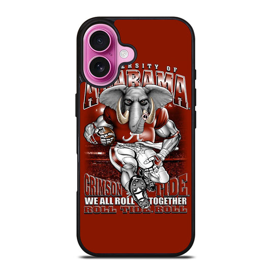 ALABAMA CRIMSON TIDE MASCOT iPhone 16 Plus Case Cover