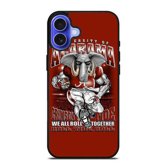 ALABAMA CRIMSON TIDE MASCOT iPhone 16 Case Cover