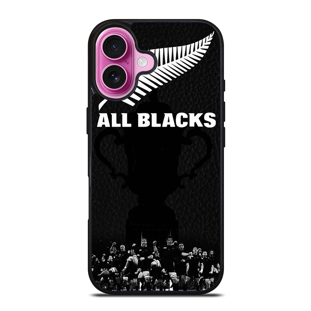 ALL BLACKS NEW ZEALAND RUGBY TEAM 3 iPhone 16 Plus Case Cover