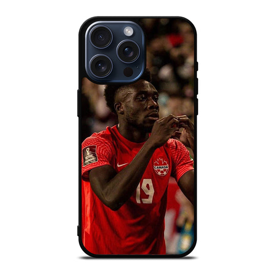 ALPHONSO DAVIES CANADA SOCCER TEAM iPhone 15 Pro Max Case Cover