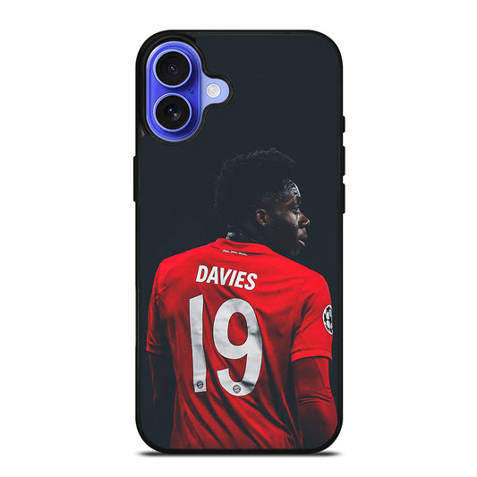 ALPHONSO DAVIES CANADA SOCCER TEAM 19 iPhone 16 Case Cover