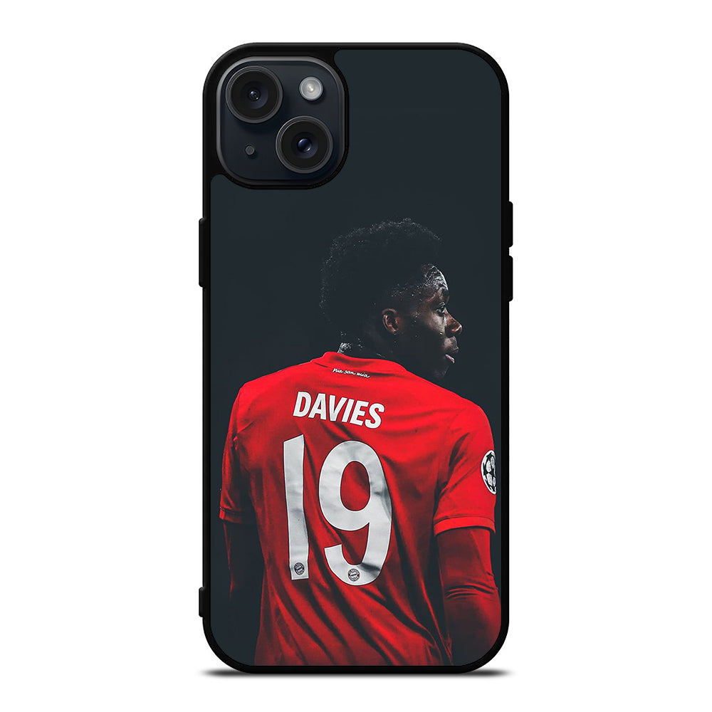 ALPHONSO DAVIES CANADA SOCCER TEAM 19 iPhone 15 Plus Case Cover