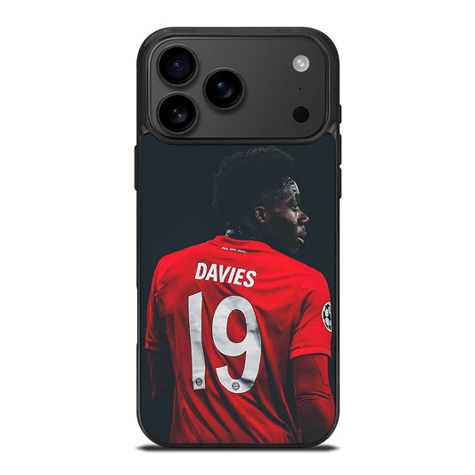 ALPHONSO DAVIES CANADA SOCCER TEAM 19 iPhone 17 Pro Max Case Cover