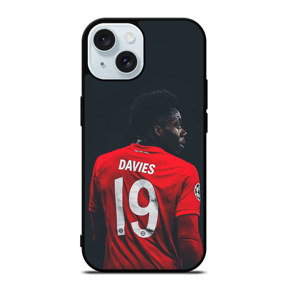 ALPHONSO DAVIES CANADA SOCCER TEAM 19 iPhone 15 Case Cover