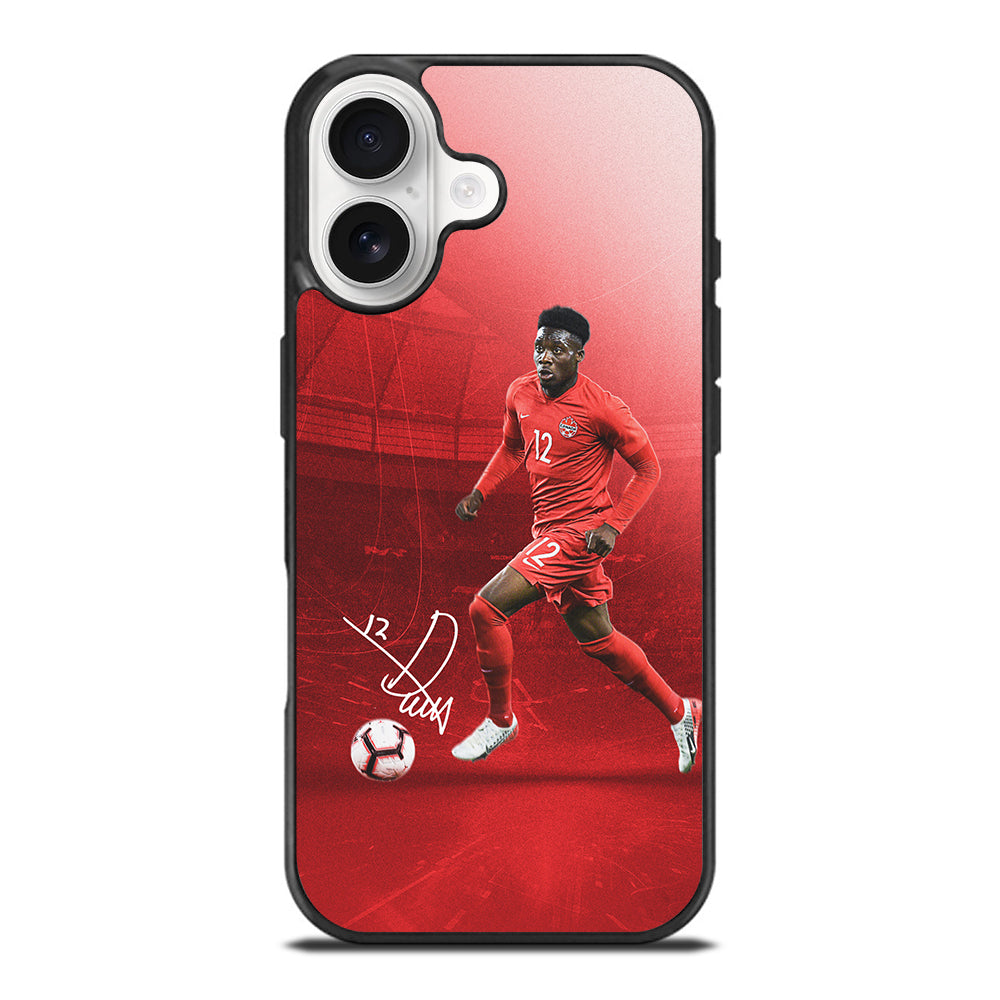 ALPHONSO DAVIES CANADA SOCCER TEAM SIGNATURE iPhone 17 Case Cover