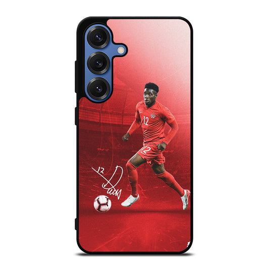 ALPHONSO DAVIES CANADA SOCCER TEAM SIGNATURE Samsung Galaxy S25 Case Cover