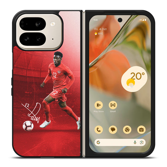 ALPHONSO DAVIES CANADA SOCCER TEAM SIGNATURE Google Pixel 9 Pro Fold Case Cover