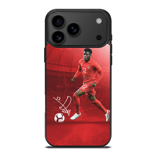 ALPHONSO DAVIES CANADA SOCCER TEAM SIGNATURE iPhone 17 Pro Max Case Cover