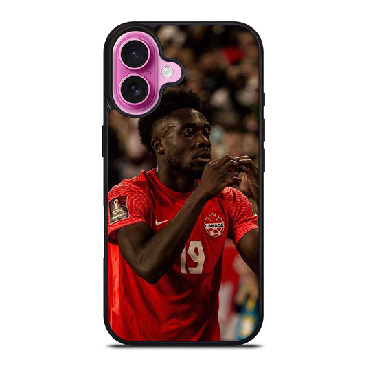 ALPHONSO DAVIES CANADA SOCCER TEAM iPhone 16 Plus Case Cover