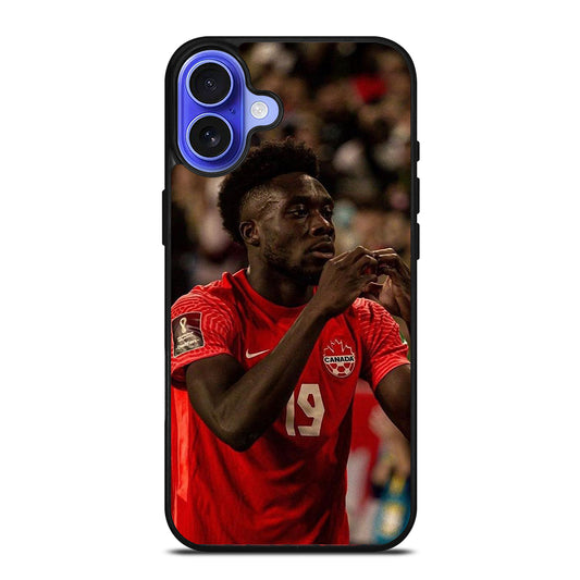 ALPHONSO DAVIES CANADA SOCCER TEAM iPhone 16 Case Cover