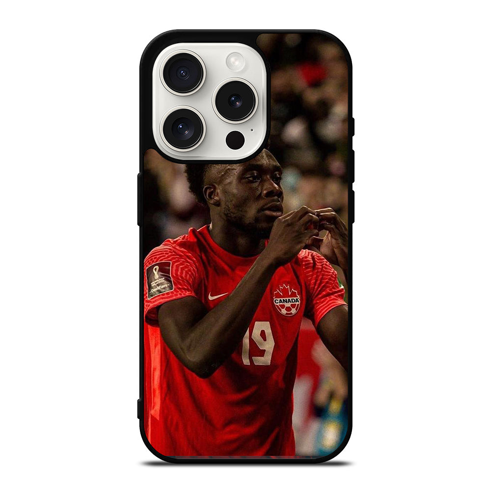 ALPHONSO DAVIES CANADA SOCCER TEAM iPhone 15 Pro Case Cover