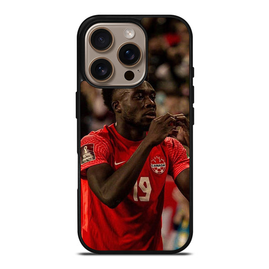 ALPHONSO DAVIES CANADA SOCCER TEAM iPhone 16 Pro Case Cover