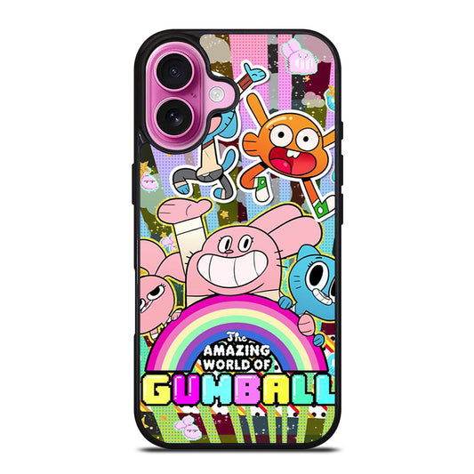 AMAZING WORLD OF GUMBALL CHARACTER CARTOON iPhone 16 Plus Case Cover