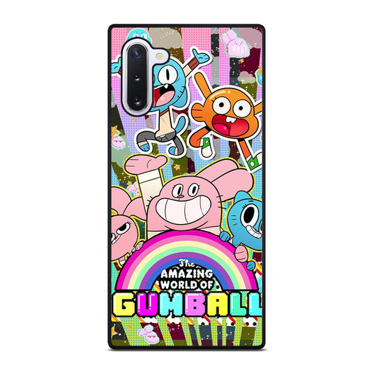 AMAZING WORLD OF GUMBALL CHARACTER CARTOON Samsung Galaxy Note 10 Case Cover