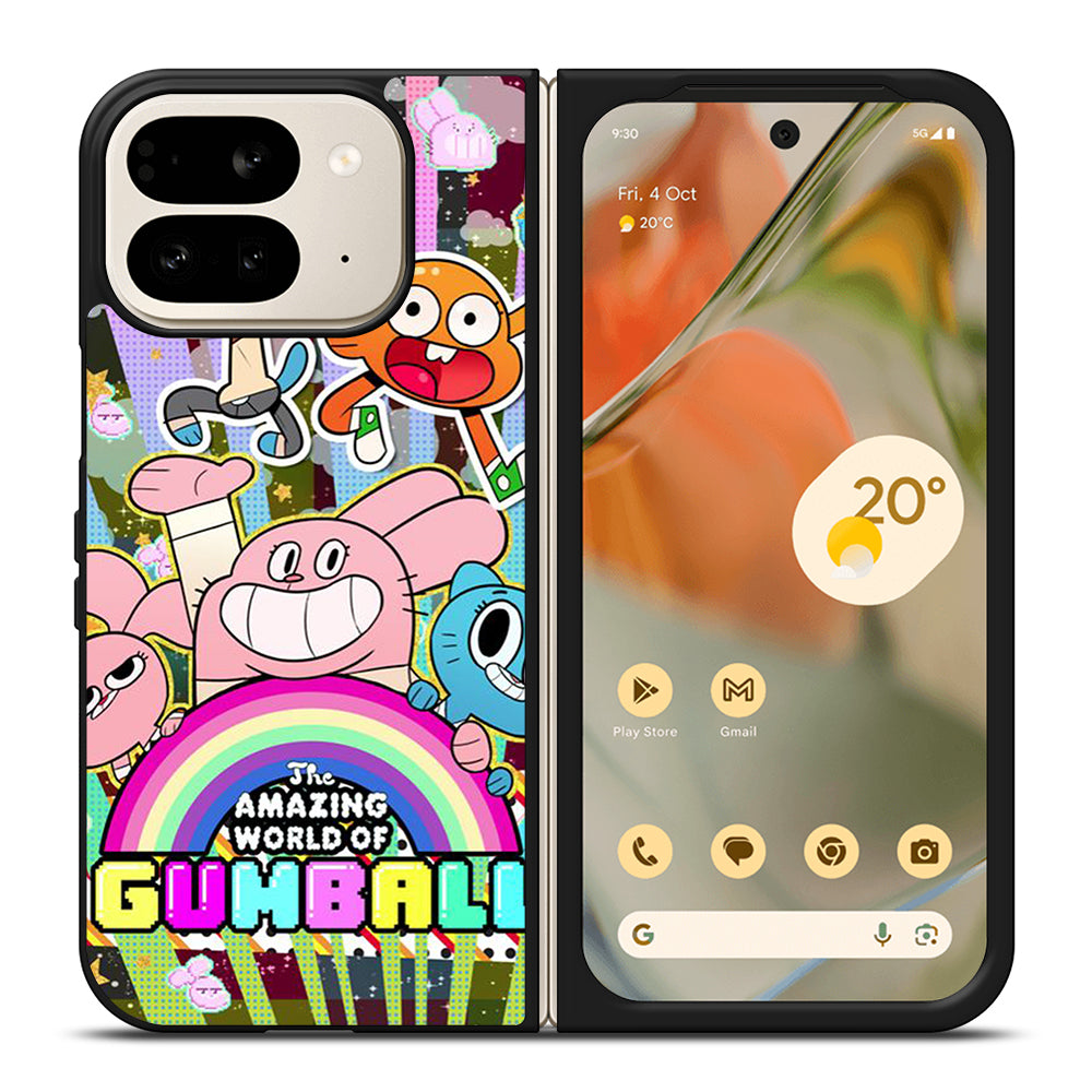 AMAZING WORLD OF GUMBALL CHARACTER CARTOON Google Pixel 9 Pro Fold Case Cover