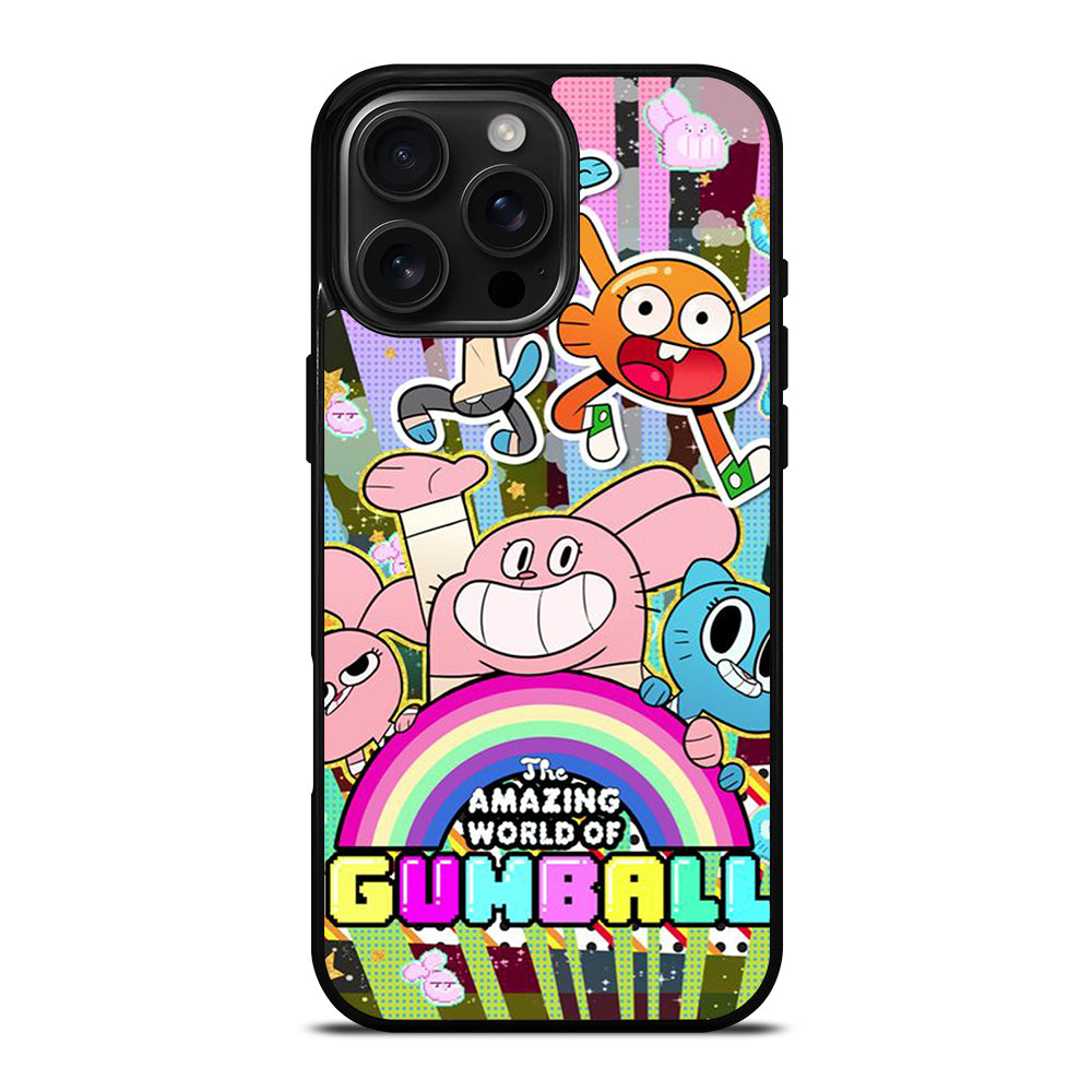 AMAZING WORLD OF GUMBALL CHARACTER CARTOON iPhone 16 Pro Max Case Cover