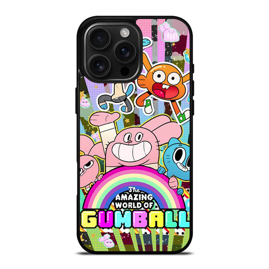 AMAZING WORLD OF GUMBALL CHARACTER CARTOON iPhone 16 Pro Max Case Cover