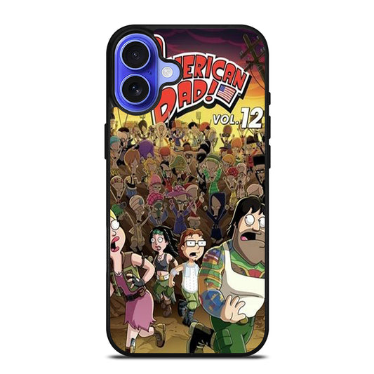 AMERICAN DAD CHARACTER iPhone 16 Case Cover