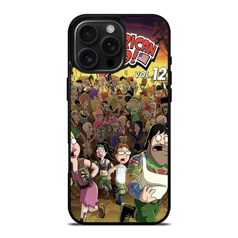 AMERICAN DAD CHARACTER iPhone 16 Pro Max Case Cover