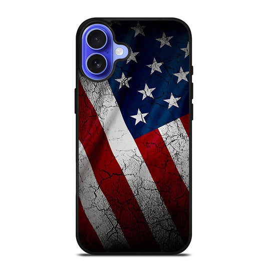 AMERICAN FLAG 3 iPhone 16 Case Cover