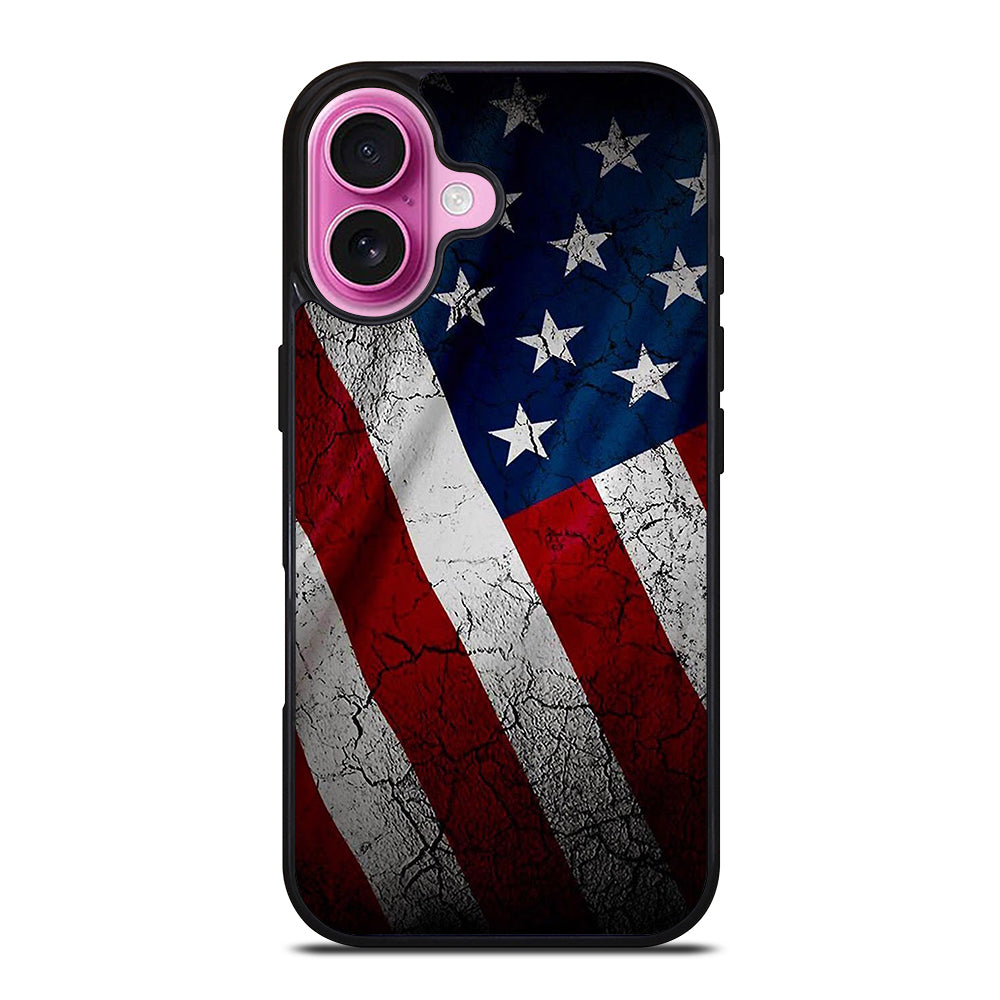 AMERICAN FLAG 3 iPhone 16 Plus Case Cover