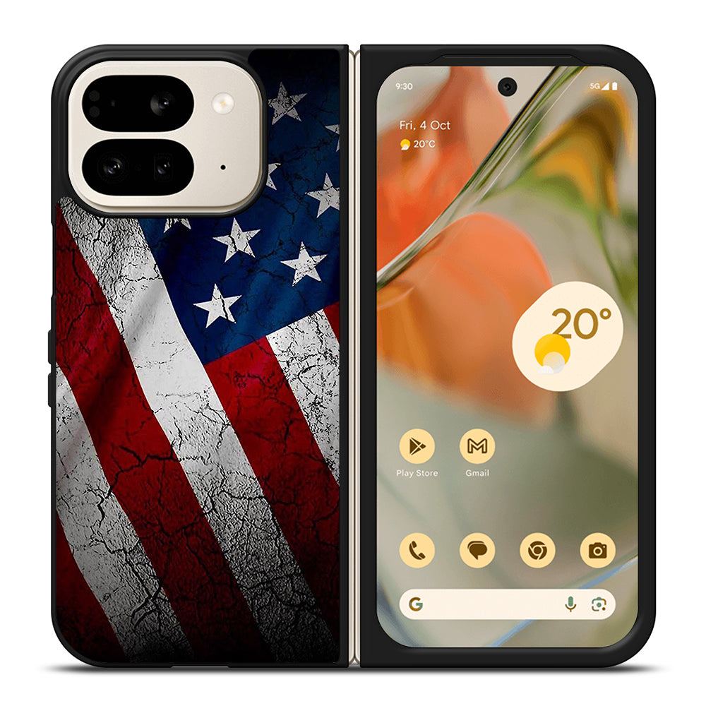 AMERICAN FLAG 3 Google Pixel 9 Pro Fold Case Cover